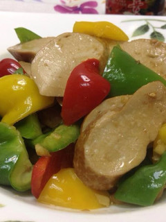 彩椒醬燒素雞 的食譜成品照片