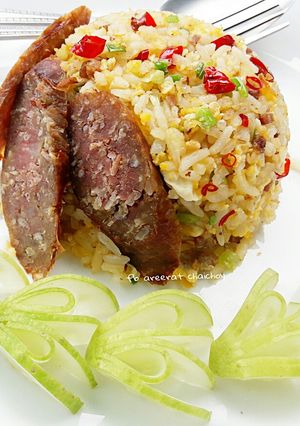 รูปของ ข้าวผัดไส้อั่ว