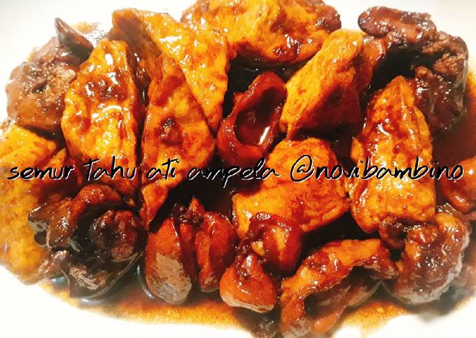 Resep Semur tahu ati ampela simple yang Enak