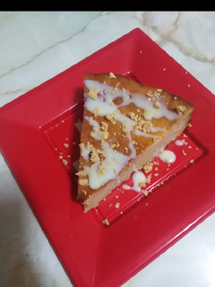 Una foto de Delicia de queso con turrón
