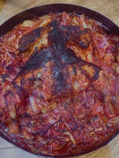 صورة لوصفة مسخن الدجاج بالليمون والسماق😋