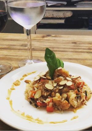 Una foto de Arroz con camarones