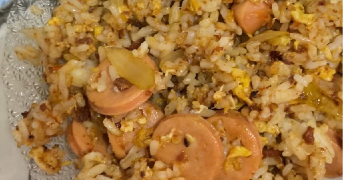 Nasi Goreng Sosis Kanzler + kornet