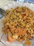 Nasi Goreng Sosis Kanzler + kornet