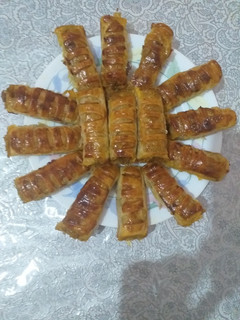صورة لوصفة فطائر بعجينة المسمن