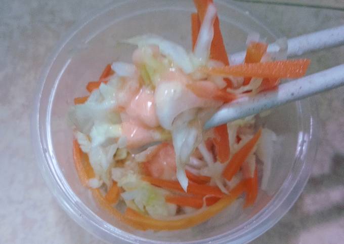 Ternyata ini lho! Bagaimana cara buat Salad HokBen (KW) yang sempurna