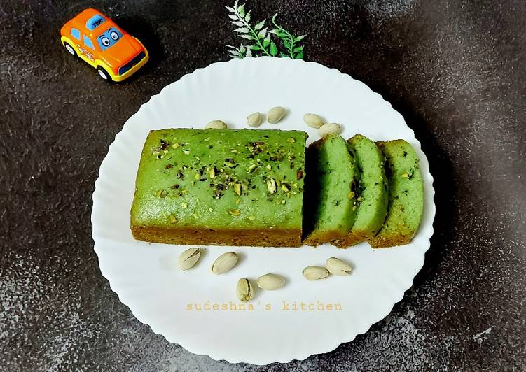 How to Make Homemade Pistachio Aata Loaf Cake