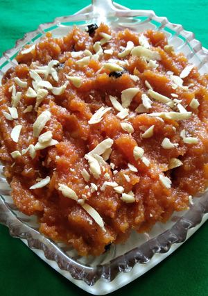 A picture of Gajar halwa.