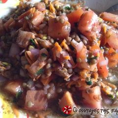 A picture of Great lentils salad.