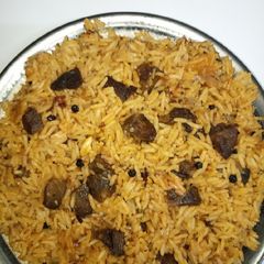 Spicy Beef pilau A picture of Spicy Beef pilau.