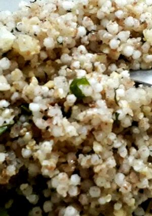 A picture of Sabudana Khichadi.