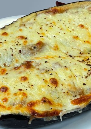 Rezept für im Ofen gebackene Auberginen Rezepthauptbild