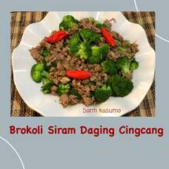 Brokoli Siram Daging Cingcang রেসিপির প্রধান ছবি