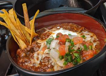 Easiest Way to Prepare Perfect TexMex inspired brisket chili