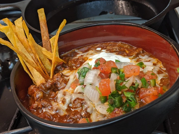 Simple Way Make Recipe Tex-Mex inspired brisket chili that is Delicious, Perfect}