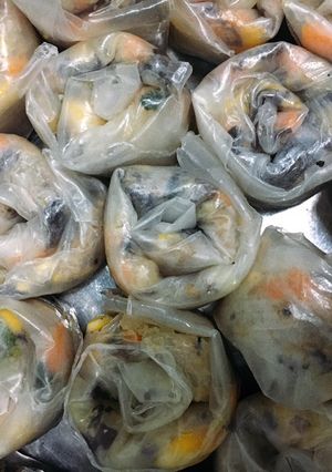 Hình của món Bánh tráng lụi.