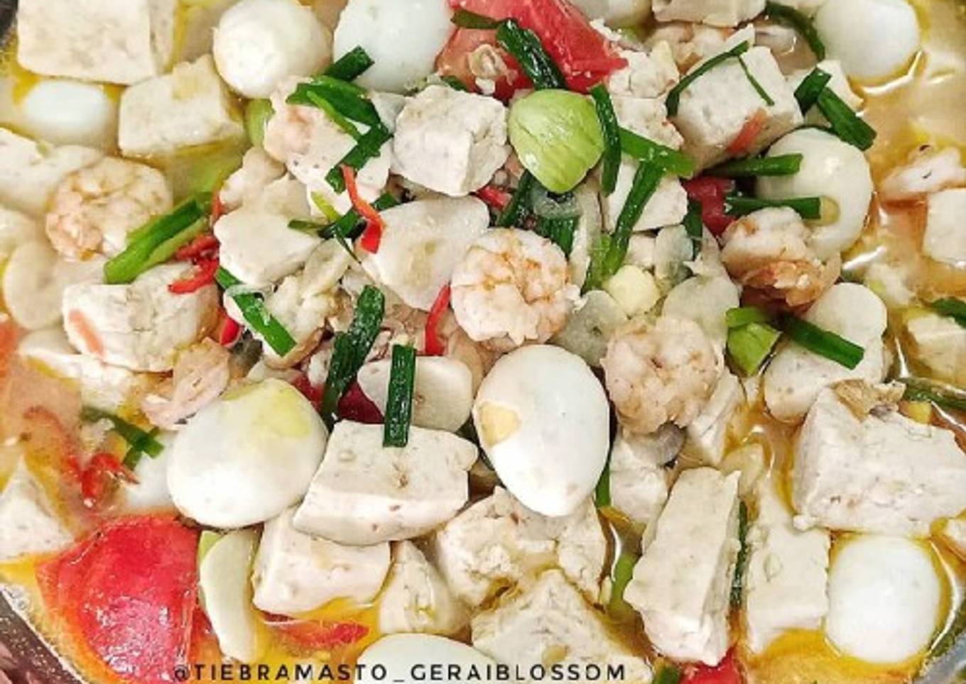 Oseng Tahu Tempe Udang Puyuh