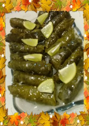 صورة لوصفة ورق العنب بطريقه مختصره