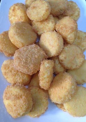 Hình của món Đậu trứng chiên xù.