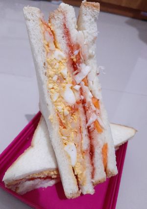 Foto resep Inkigayo Sandwich (Kesukaan Idol Korea)