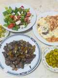 شكشوكه بالجبنه وكبده
