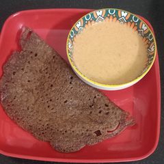 A picture of Ragi Dosa.