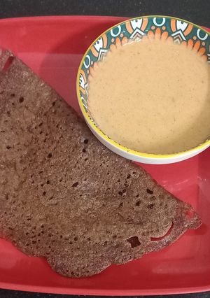 A picture of Ragi Dosa.