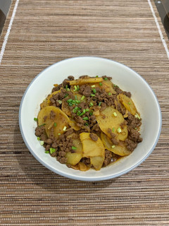 Foto resep Kentang kecap daging cincang