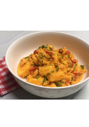 Foto resep Tofu Salted Egg