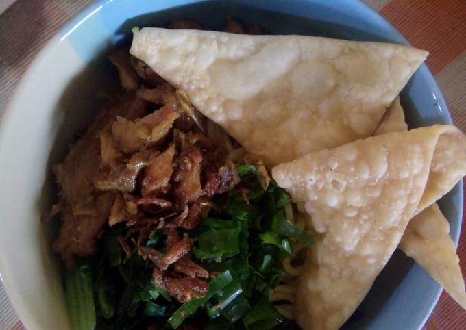 Mie ayam kampung homemade rumahan