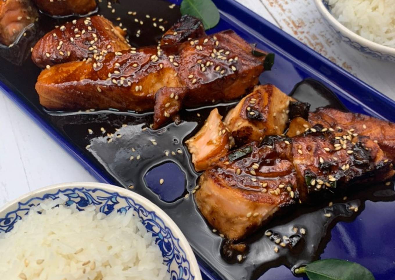 Saumon à la sauce asiatique