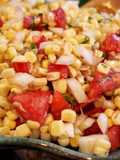 Simple Fresh Corn & Tomato Salad