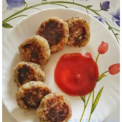 A picture of Mix veg kebabs.