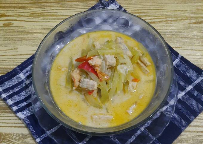 Cara Memasak Sayur Labu Siam Kuah Santan Irit Anti Gagal