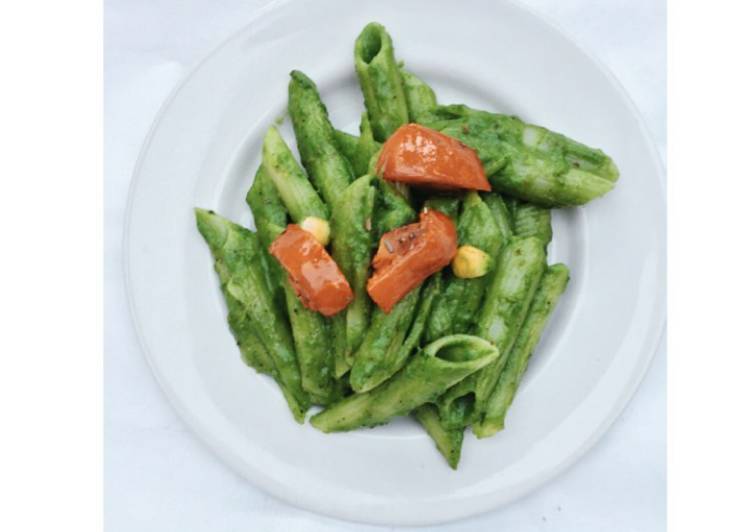 Step-by-Step Guide to Prepare Quick Spinach pesto pasta