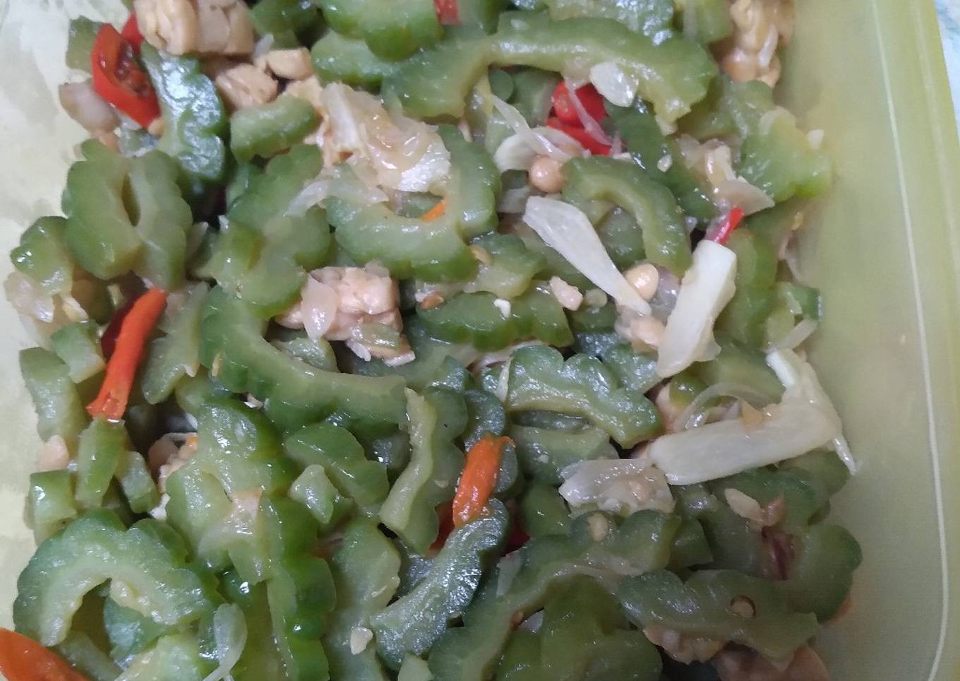 Tumis Pare + tempe