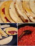 Quesadillas de chicharrón prensado