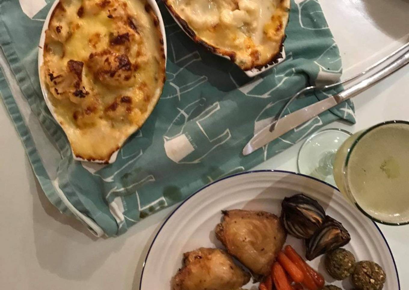 Cauliflower & Three Cheese