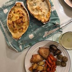 A picture of Cauliflower & Three Cheese.