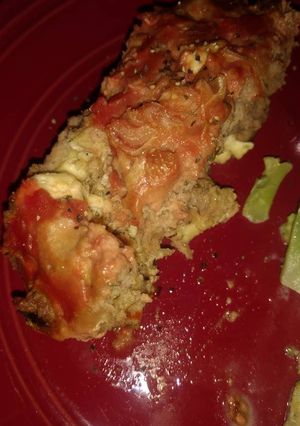 A picture of Scain's Turkey Feta Meatloaf.