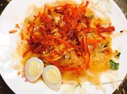 Hình ảnh của bánh tráng trộn xoài