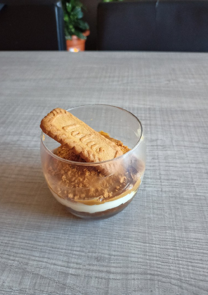 Una foto de Vasitos cheesecake Lotus