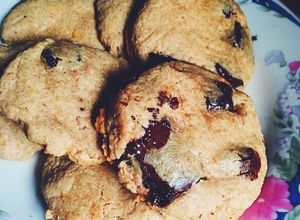 صورة لوصفة كوكيز الشوفان الصحي 🍪♥️