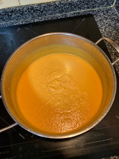 Una foto de Crema de calabaza