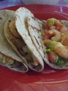 Una foto de Tacos tropicales a la sandía