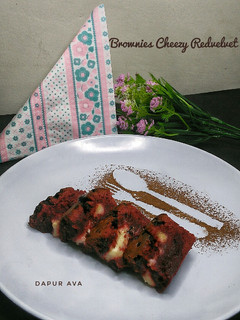 Foto resep Redvelvet Cheesy Brownies