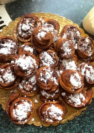 Kakaós csiga recept fotója