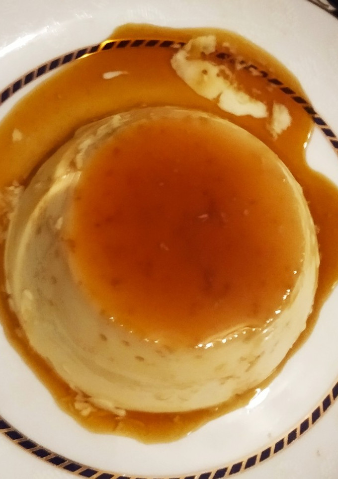 Una foto de Flan de huevo