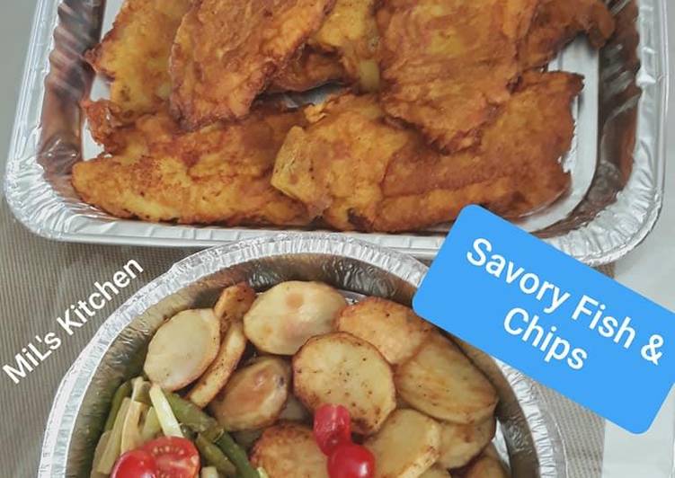 Resep Fish And Amp Chips Kakap Putih Yang Lezat