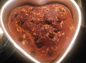 A picture of Gulab Jamun Cake.